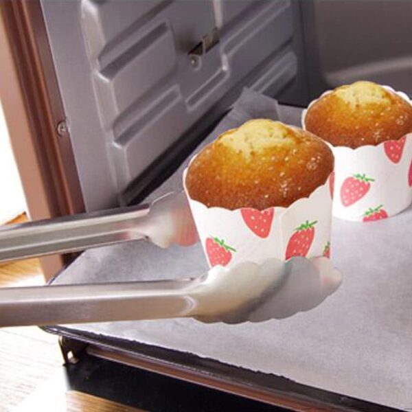 Stainless Steel Kitchen Cooking Tongs - Image 2