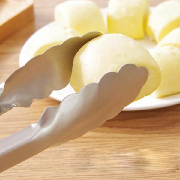 Stainless Steel Kitchen Cooking Tongs - Image 3